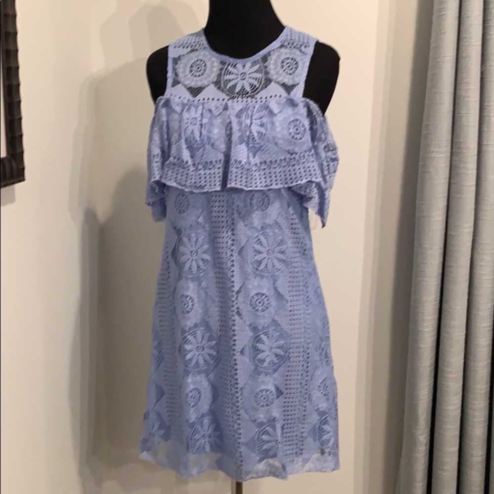 Francesca’s store Miami brand sky blue dress